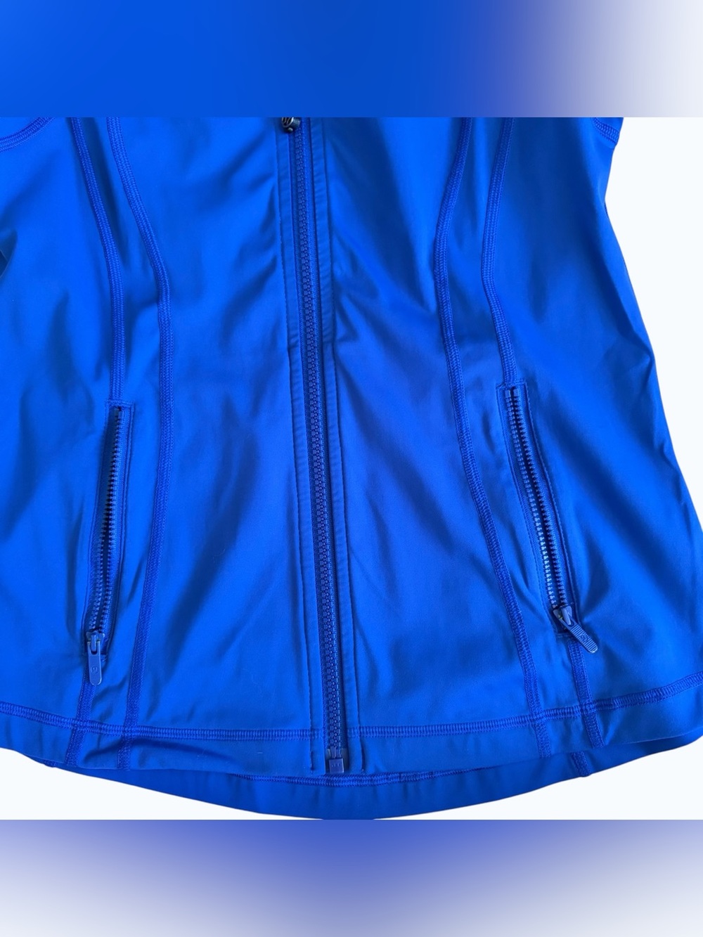 Lululemon Define Jacket Blazer Blue Hiking Athletic Jacket Size 8 - Picture 8 of 9